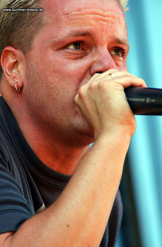 Bild eines Mitglieds der Band Callenish Circle beim Live-Auftritt.